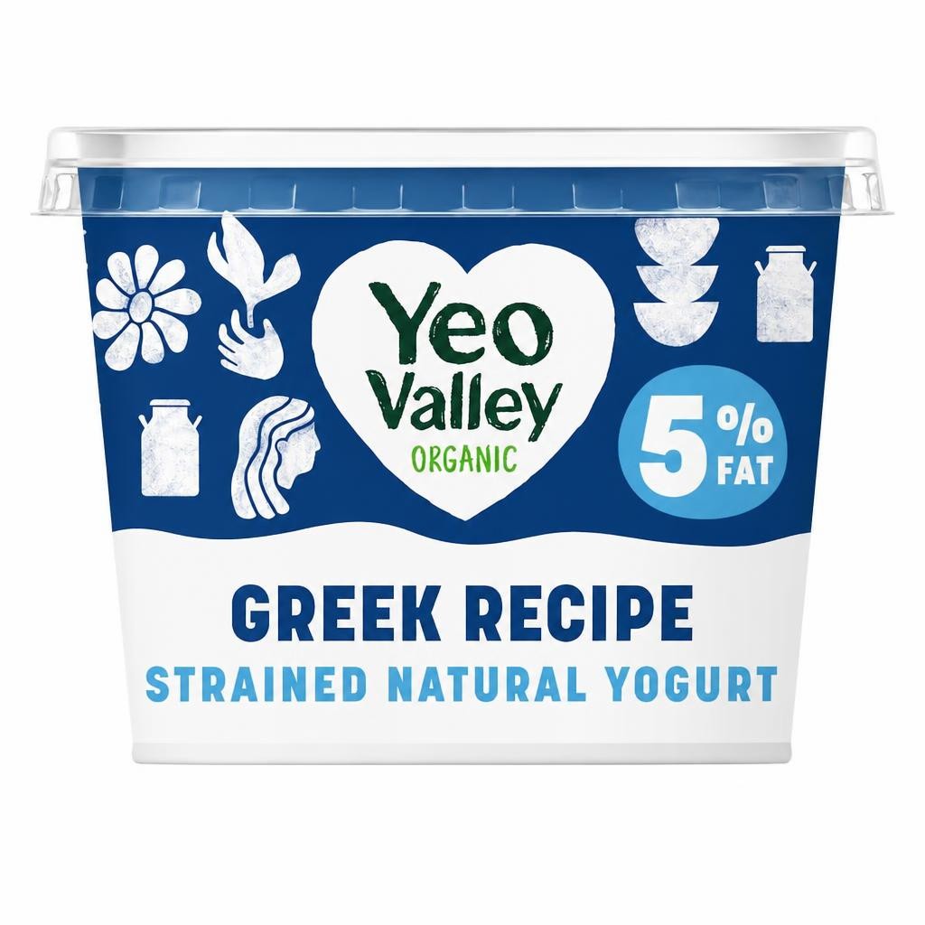 Yeo Valley Organic 5% Greek Recipe Yogurt 450g