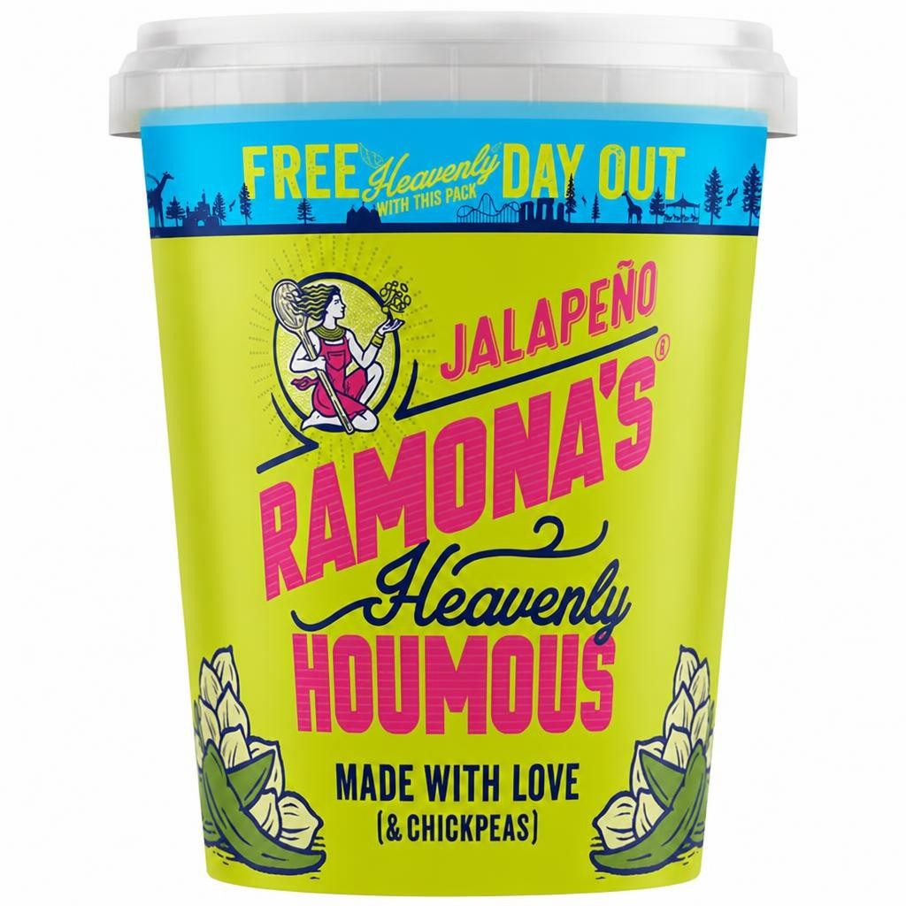 Ramona's Heavenly Houmous - Jalapeno 500g
