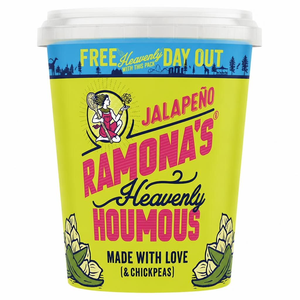 Ramona's Heavenly Houmous - Jalapeno 500g