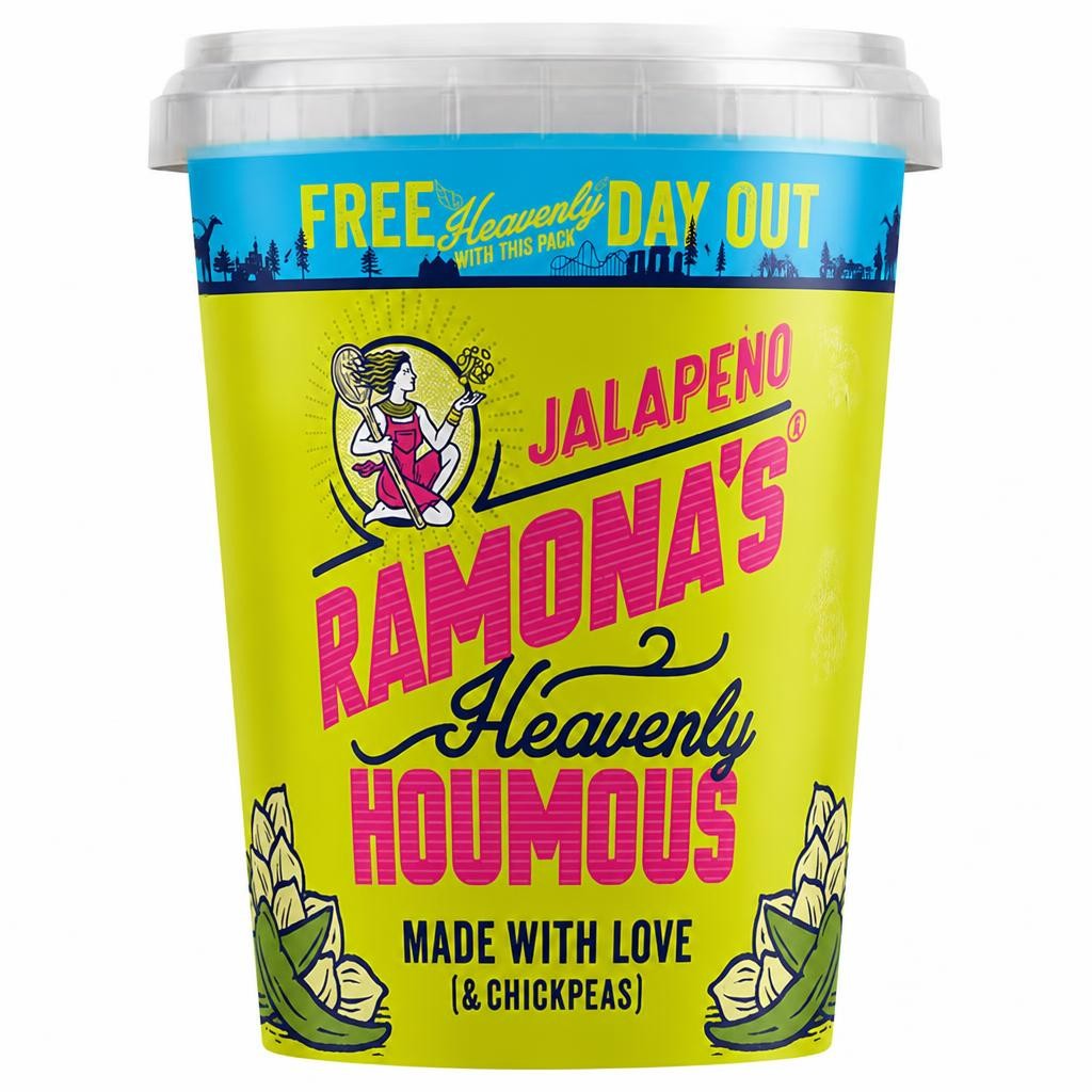 Ramona's Heavenly Houmous - Jalapeno 500g