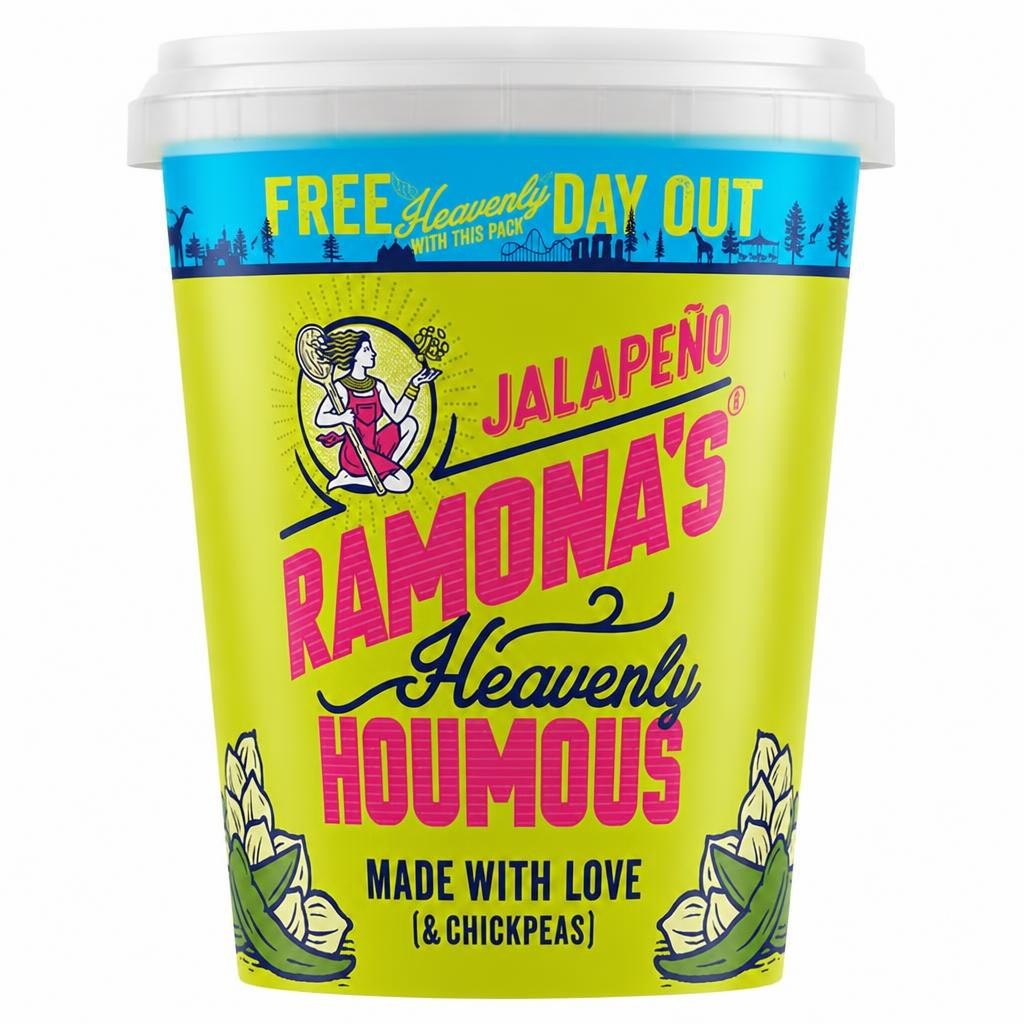 Ramona's Heavenly Houmous - Jalapeno 500g