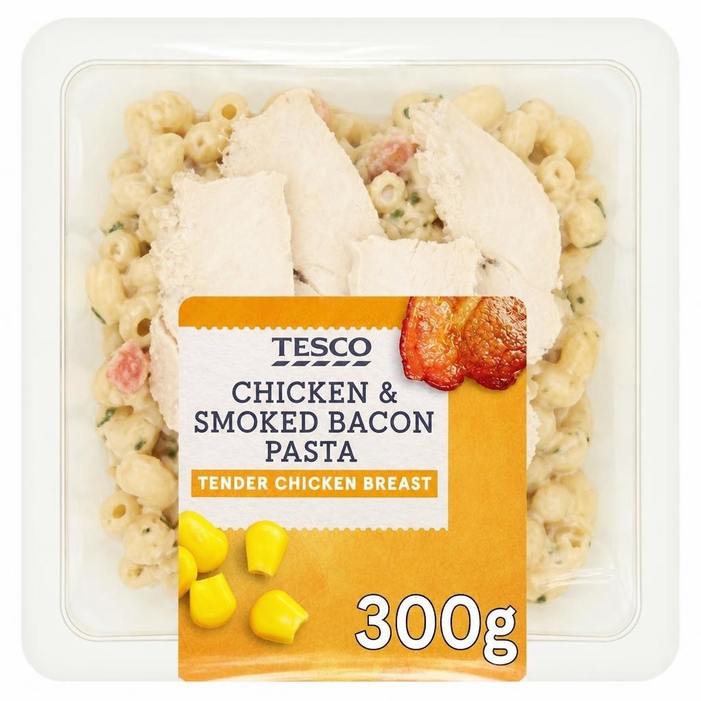 Tesco Chicken & Bacon Pasta 300G
