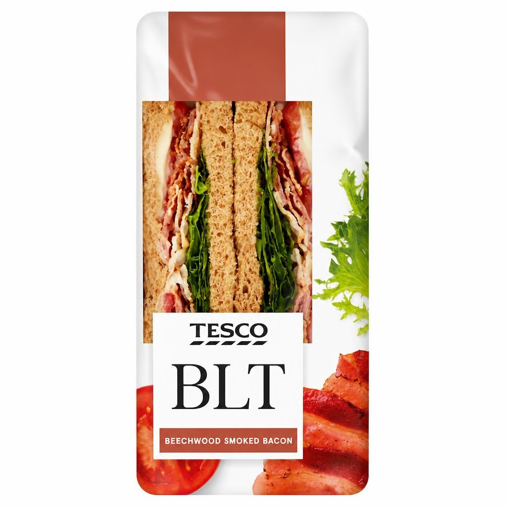 Tesco Bacon Lettuce & Tom Sandwich