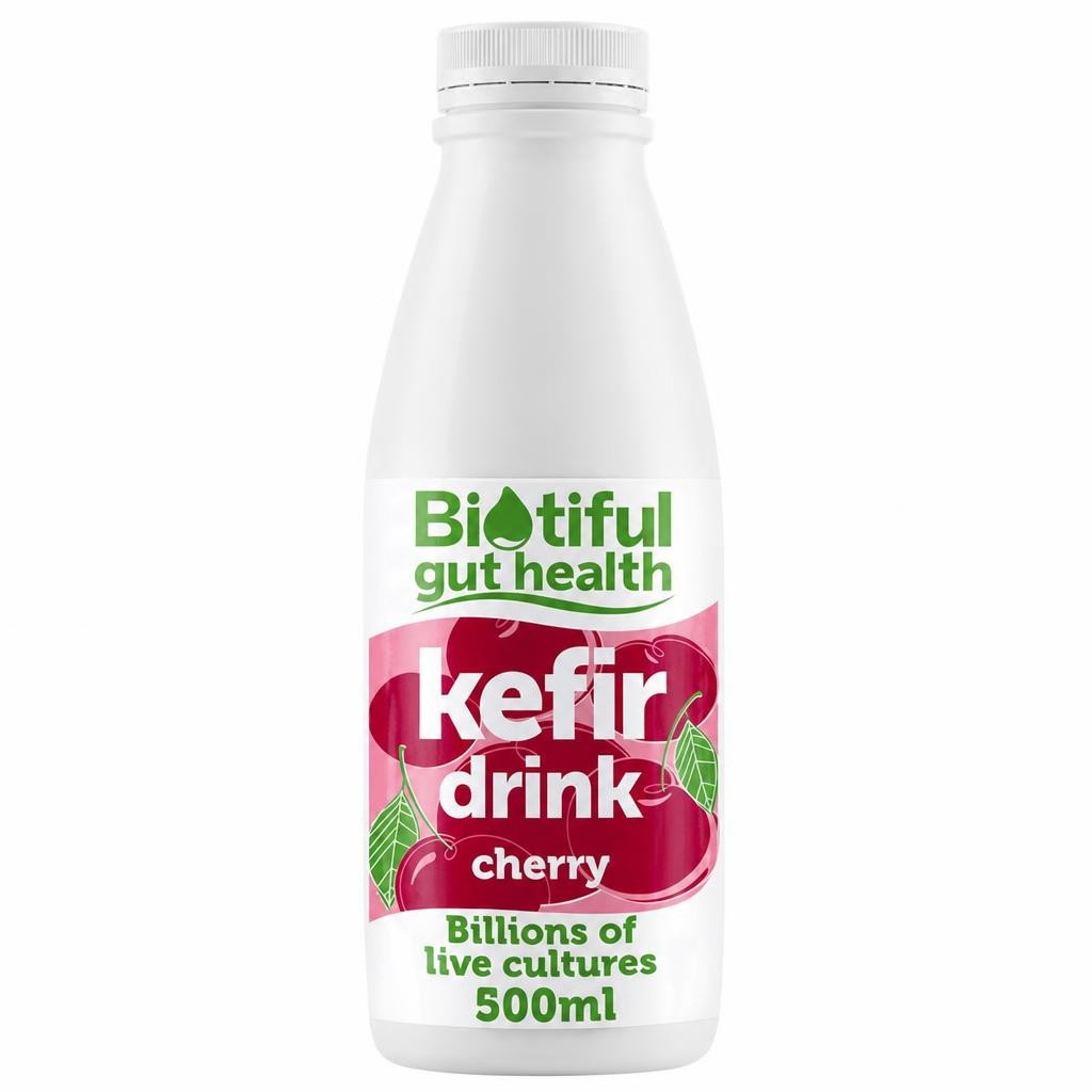 Biotiful Gut Health Kefir Milk Drink Cherry 500ml