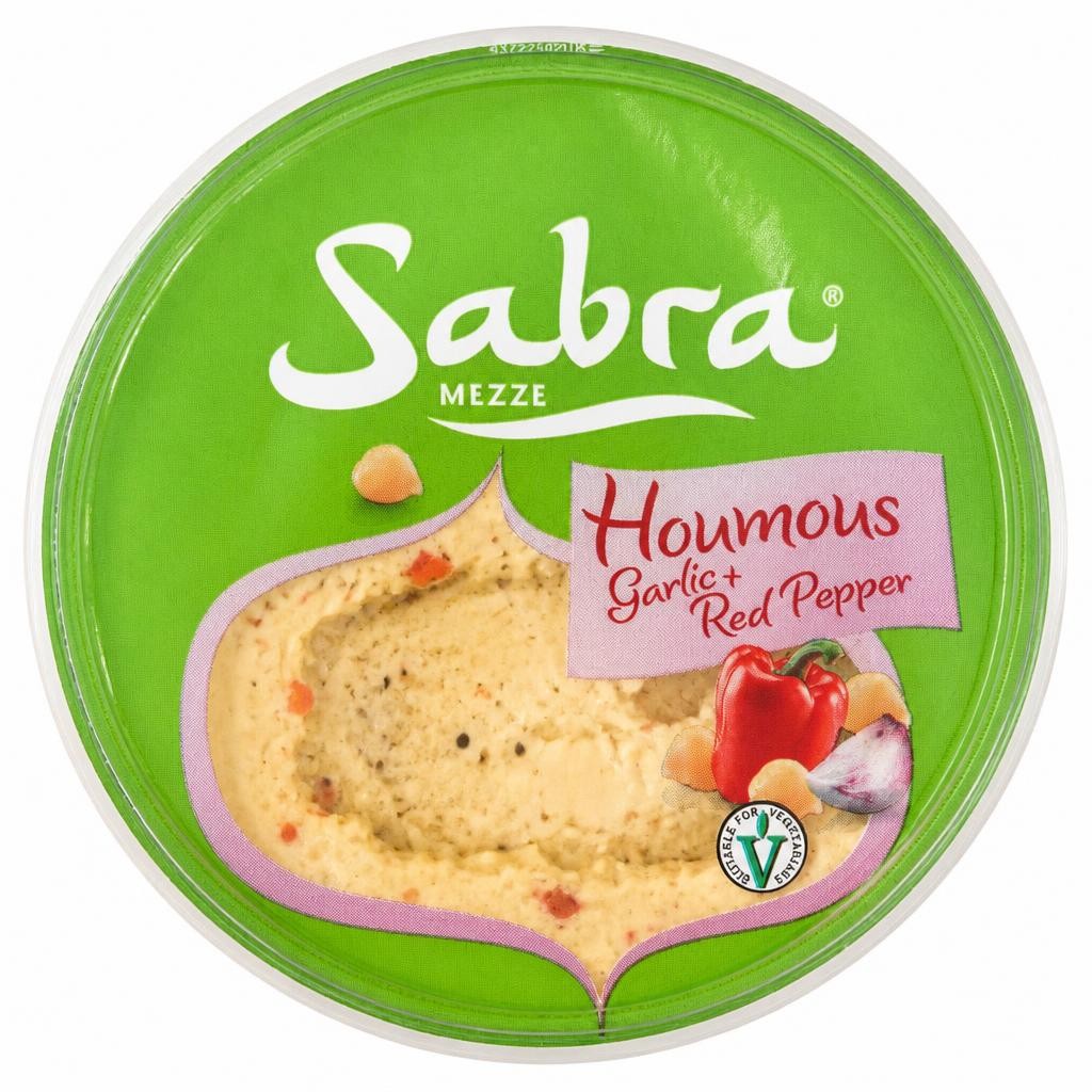 Sabra Houmous Garlic Red Pepper 200G