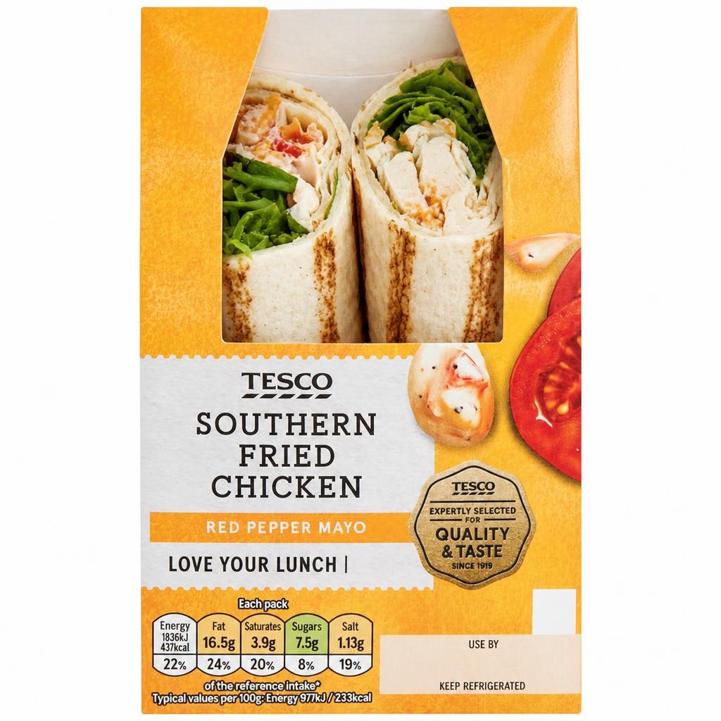 Tesco Southern Fried Chicken Wrap