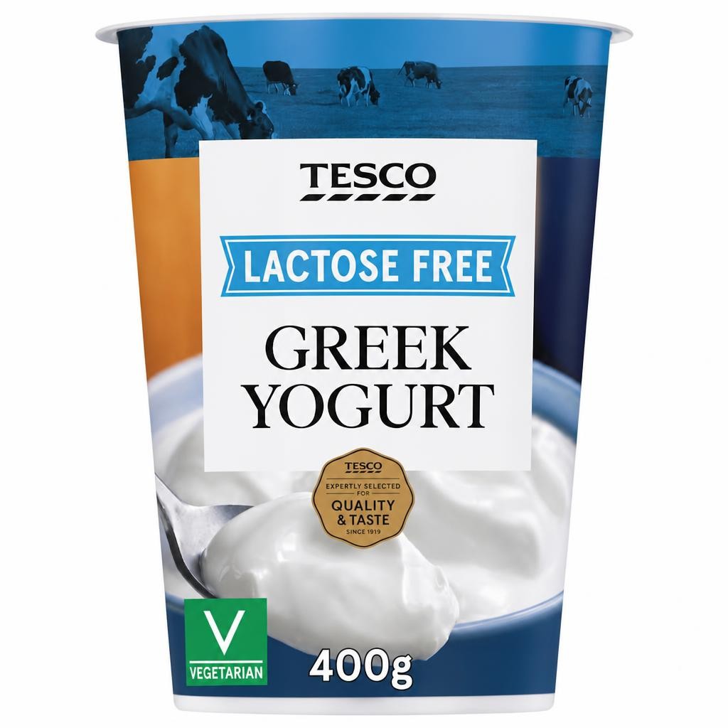Tesco Lactose Free Greek Yogurt 400G