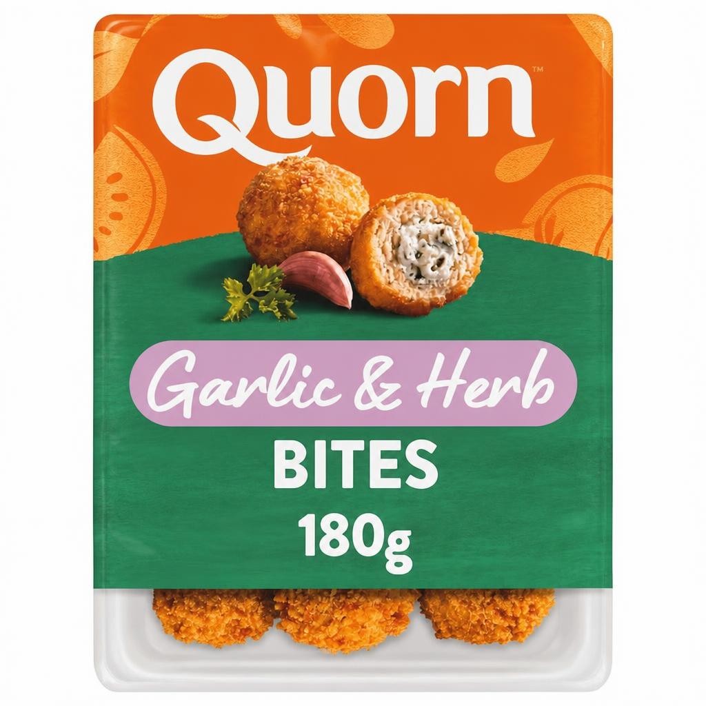 Quorn Garlic & Herb Bites 180G