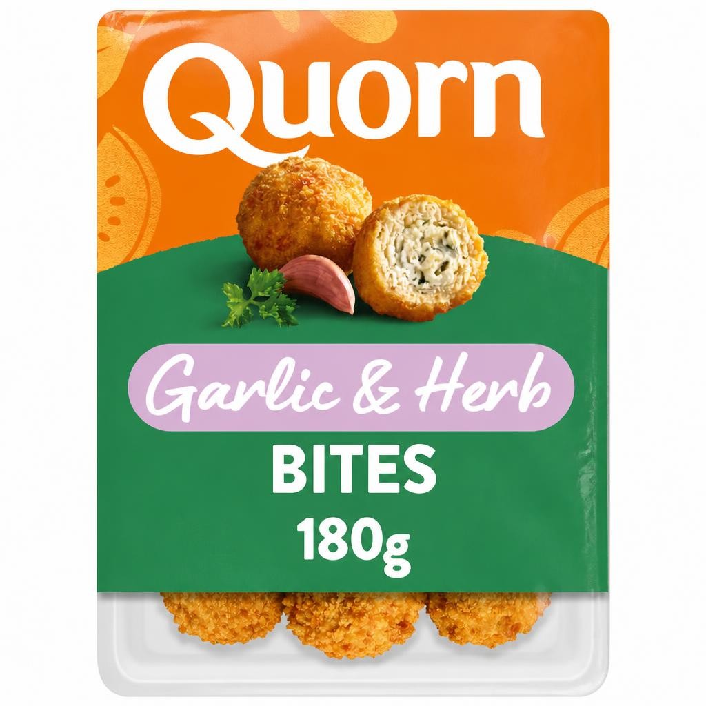 Quorn Garlic & Herb Bites 180G