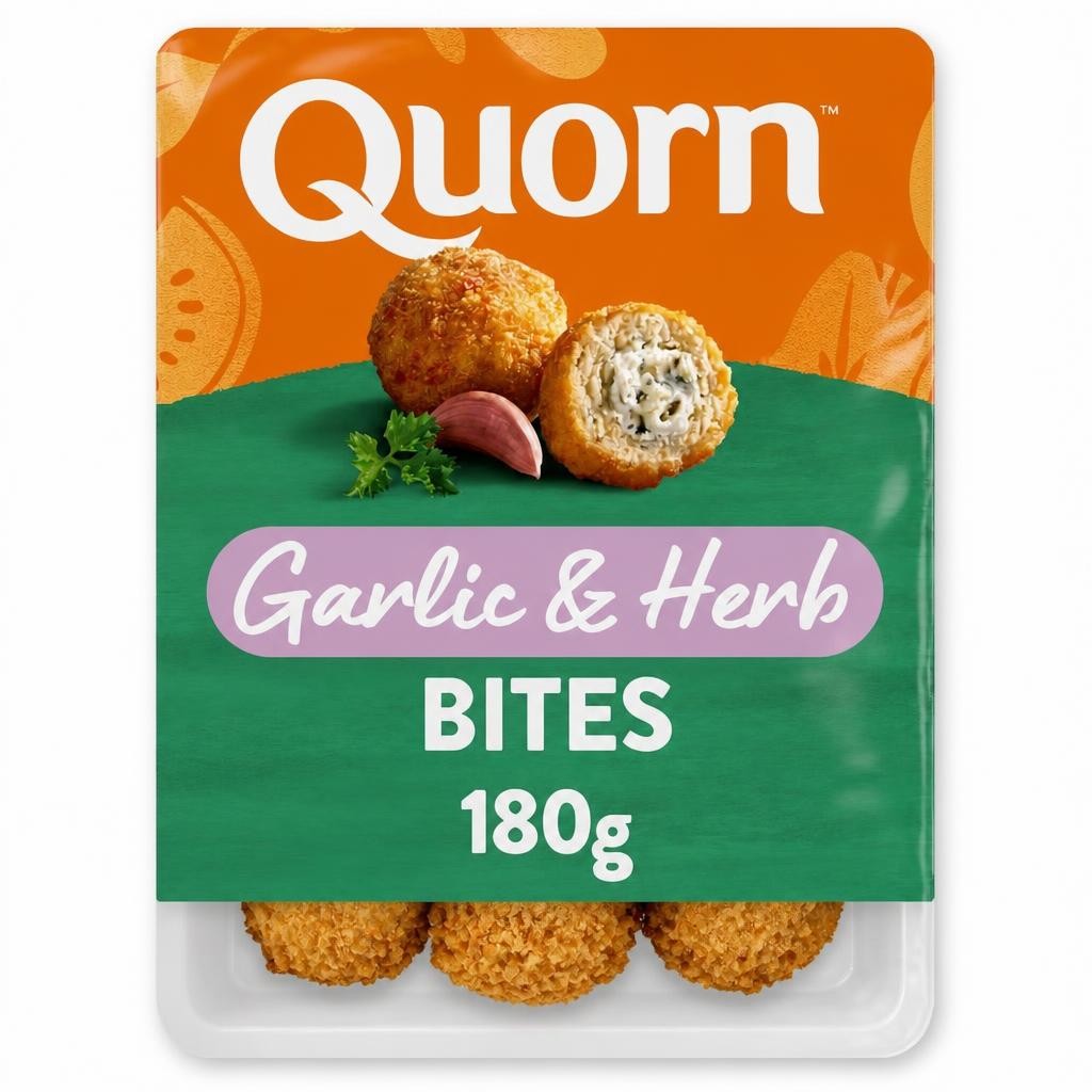 Quorn Garlic & Herb Bites 180G