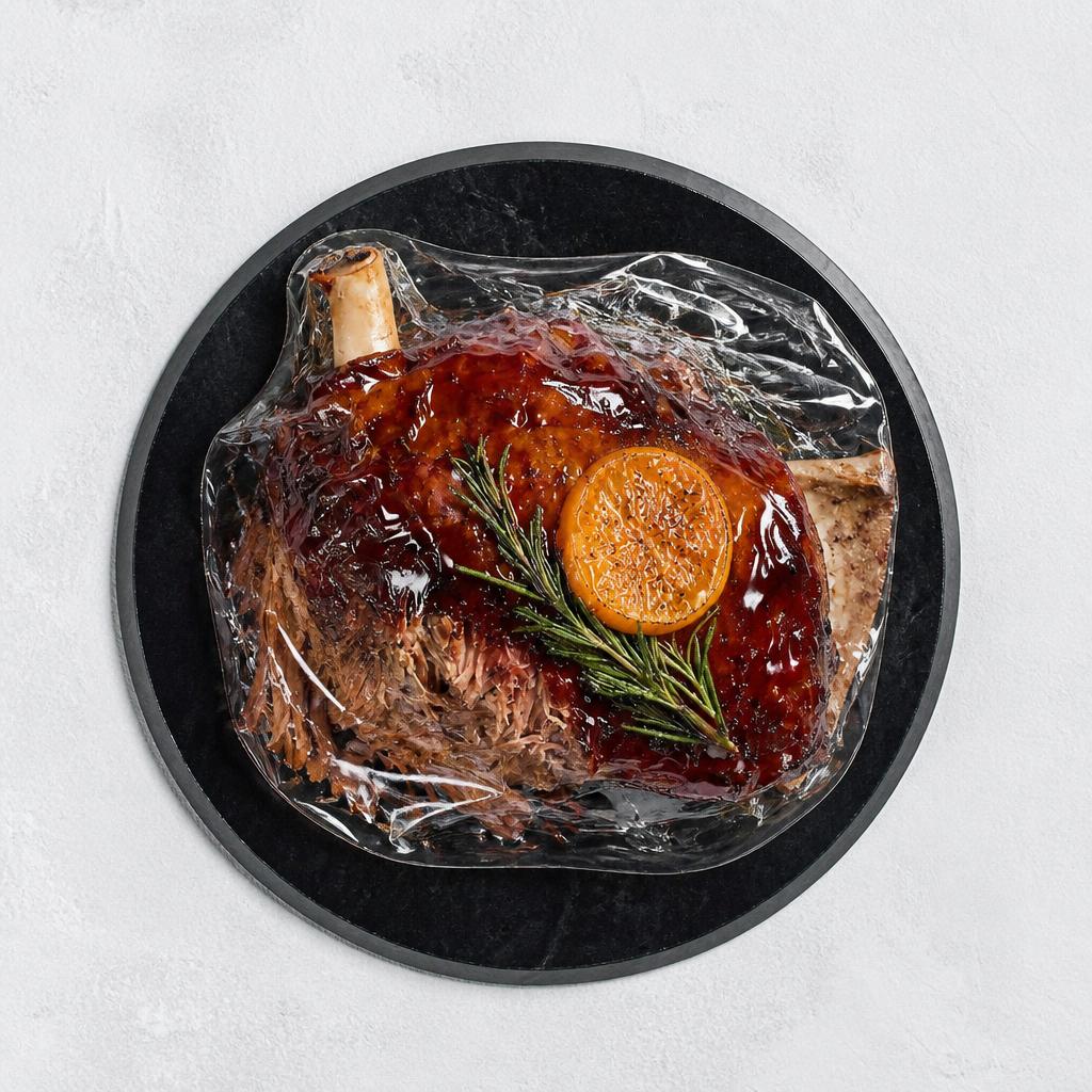 41. Tesco Finest Slow Cooked Whole Lamb Shoulder with Redcurrant & Maple Glaze 1.78kg (Serves 6)