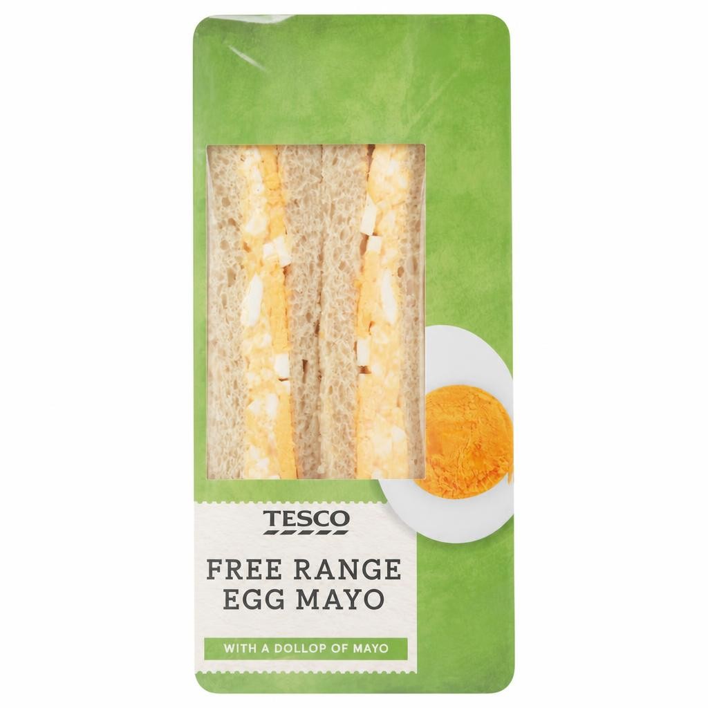Tesco Free Range Egg Mayonnaise Sandwich