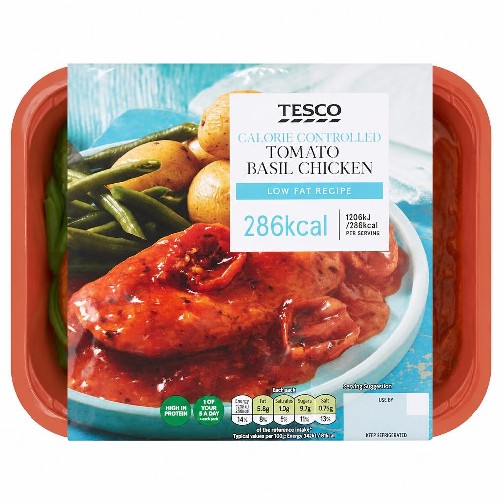 Tesco Calorie Controlled Tomato & Basil Chicken 380G