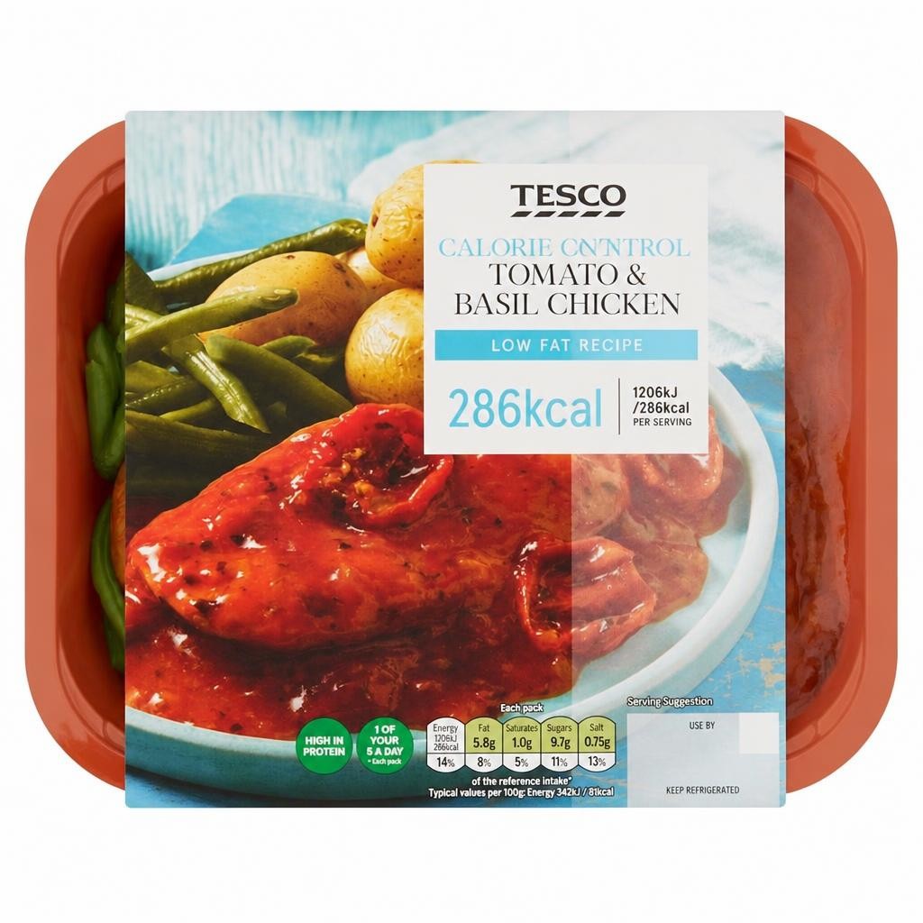 Tesco Calorie Controlled Tomato & Basil Chicken 380G