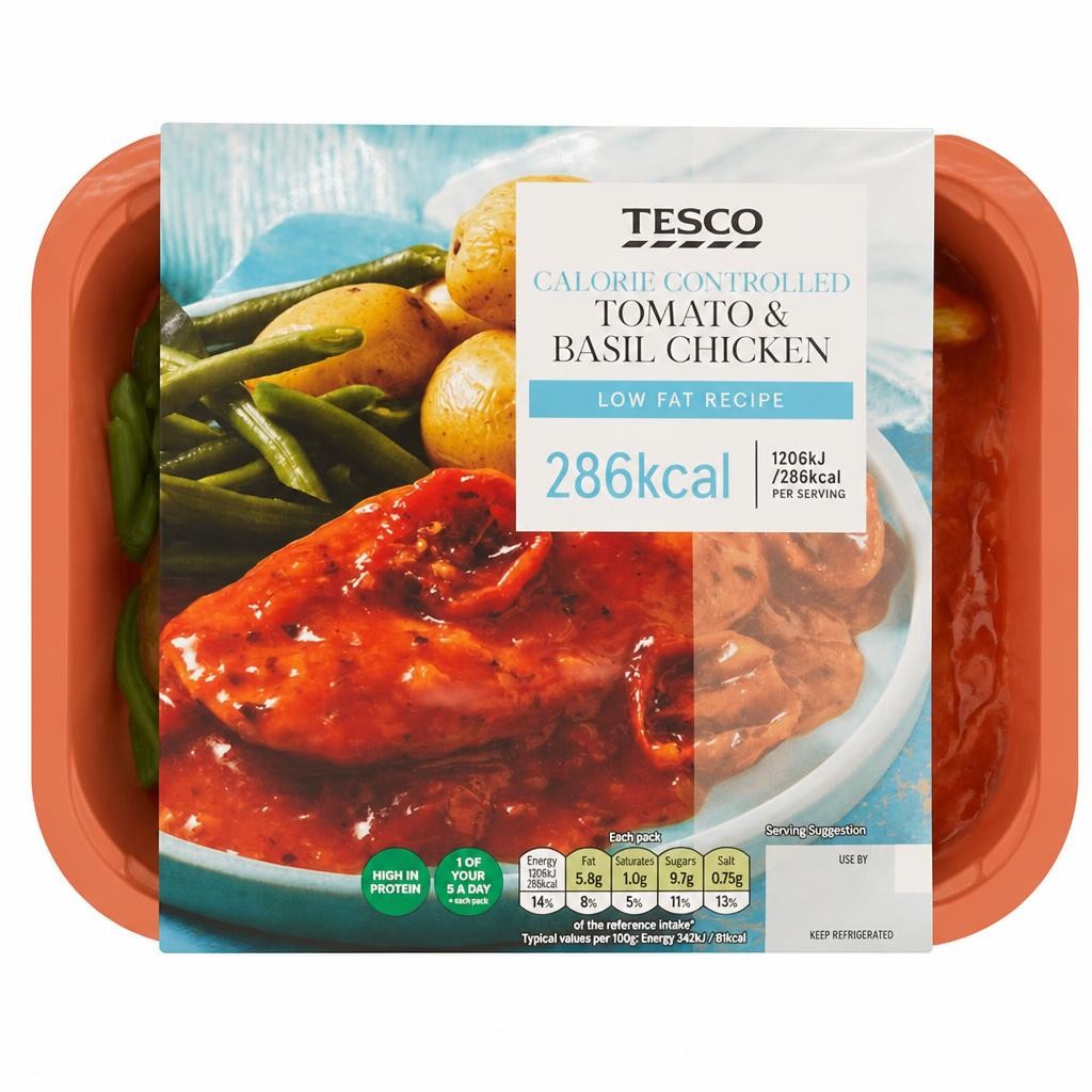 Tesco Calorie Controlled Tomato & Basil Chicken 380G