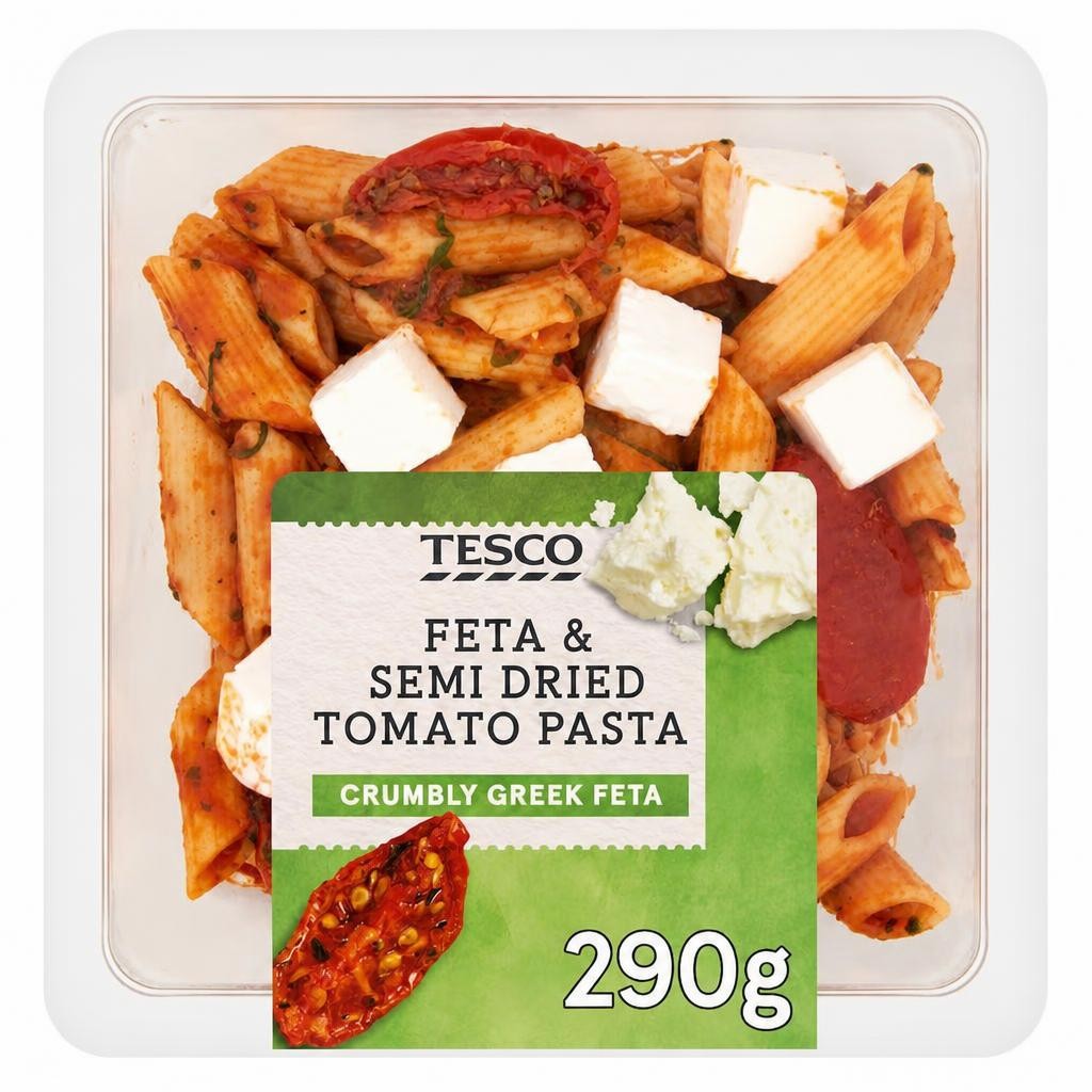 Tesco Feta Semi Dried Tomato Pasta 290G