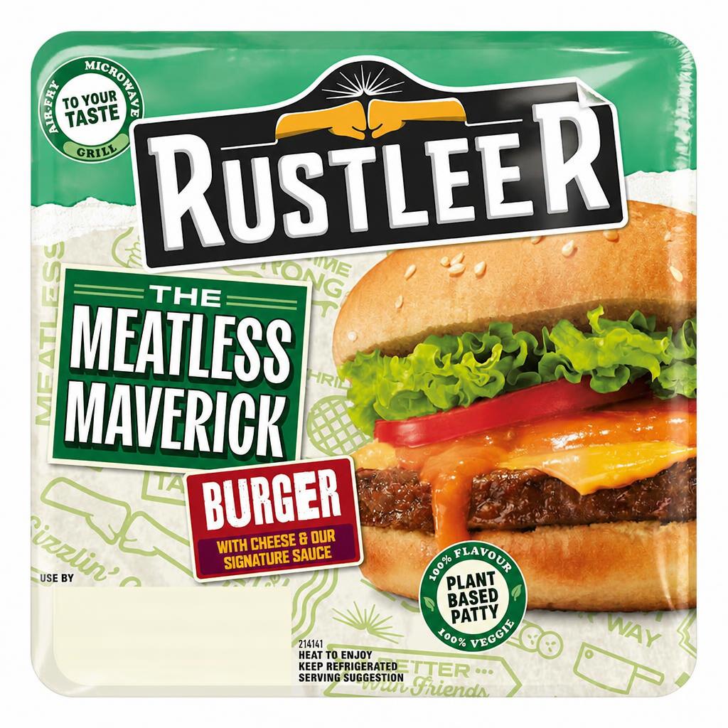 Rustlers Meatless Maverik Classic Burger 196G