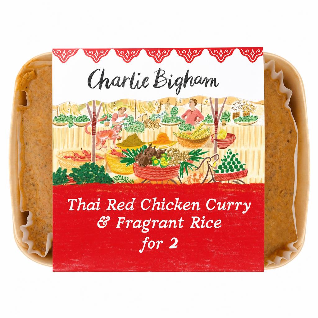 Charlie Bigham's Thai Red Chicken Curry & Rice 835G