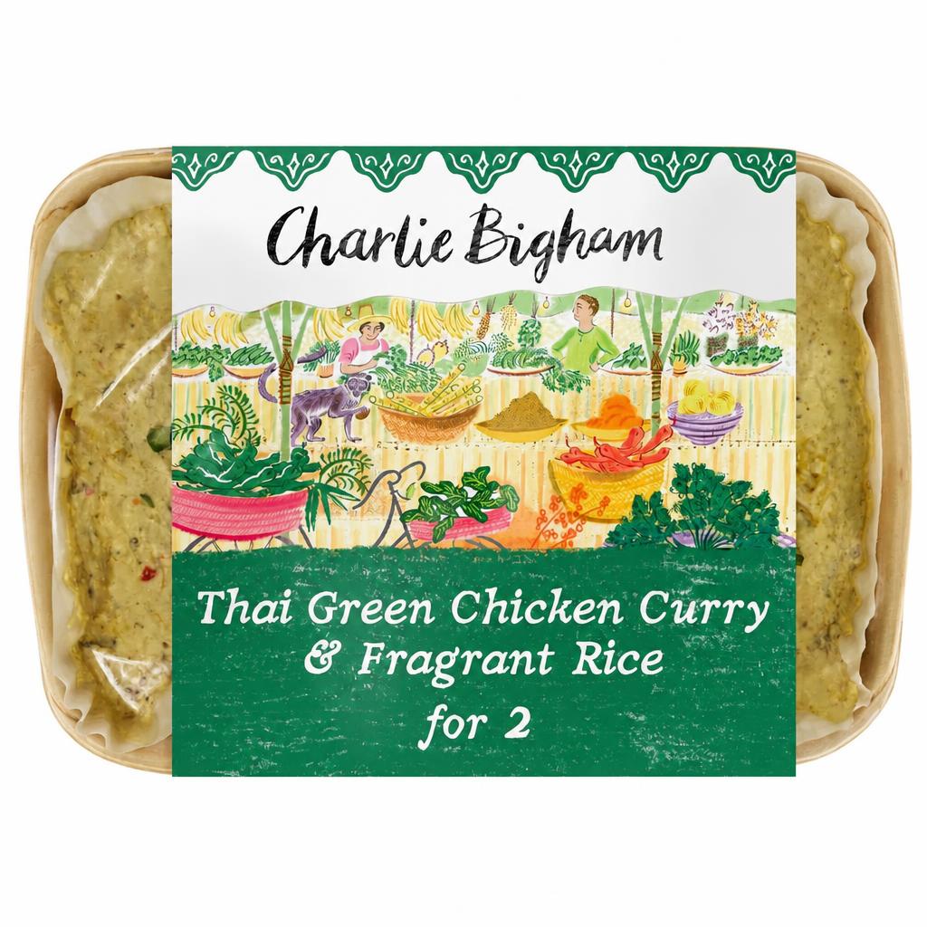 Charlie Bigham's Thai Green Chicken Curry & Fragrant Rice 805G
