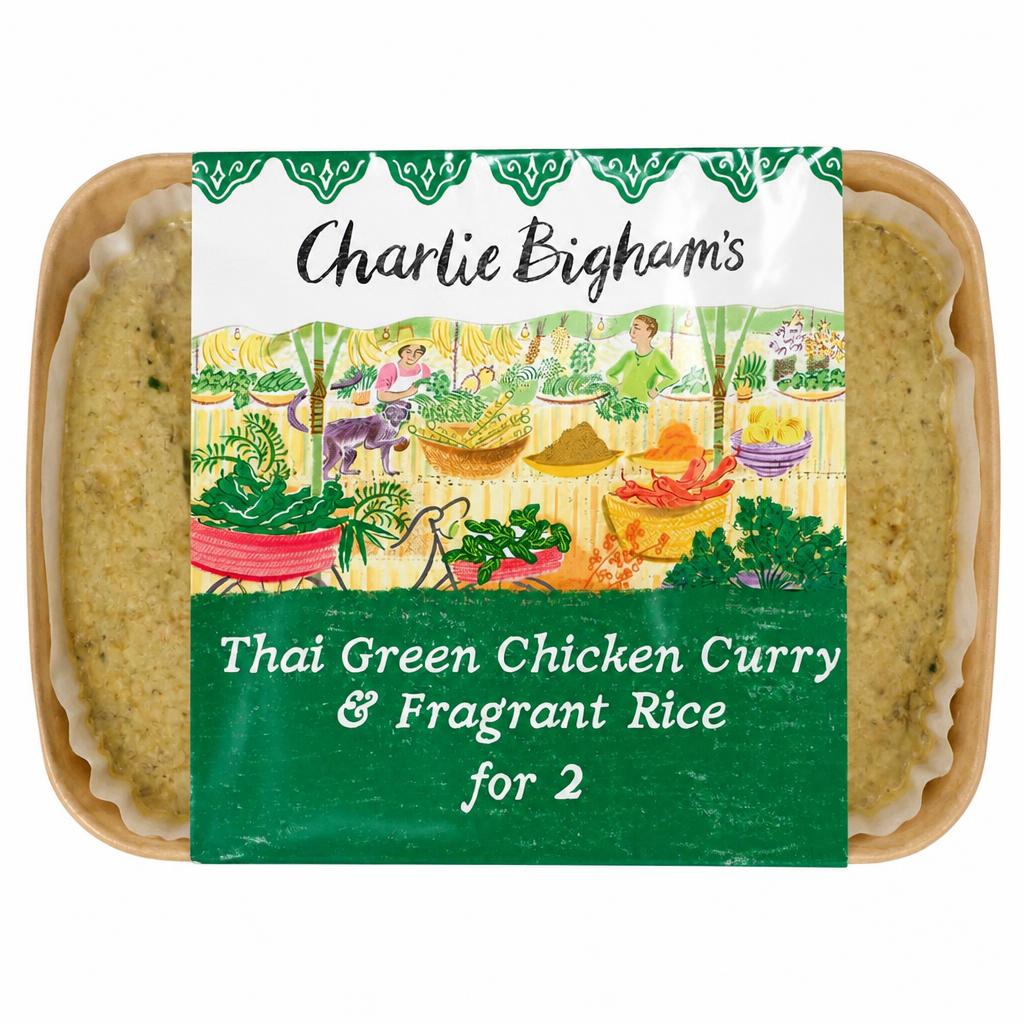 Charlie Bigham's Thai Green Chicken Curry & Fragrant Rice 805G