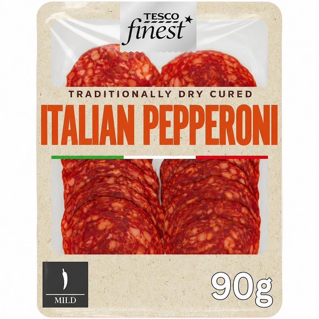 Tesco Finest Italian Pepperoni 90G