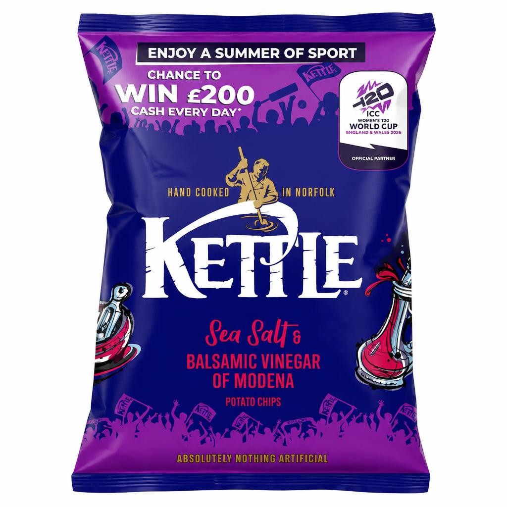Kettle Chips Sea Salt & Balsamic Vinegar Crisps 40 G