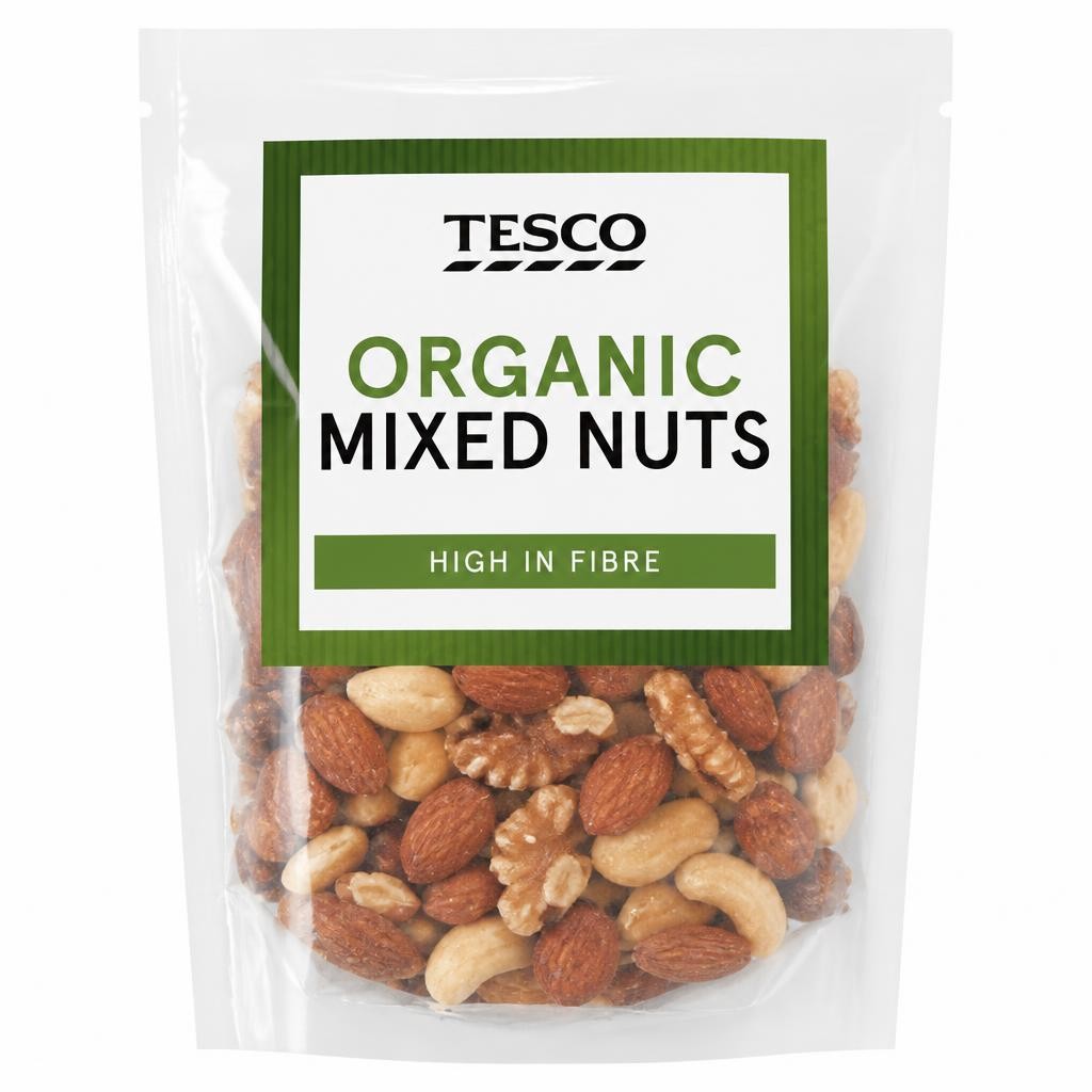 Tesco Organic Mixed Nuts 200G