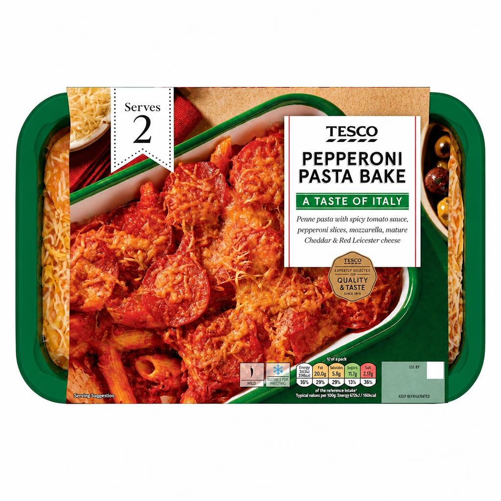 Tesco Pepperoni Pasta Bake 750G