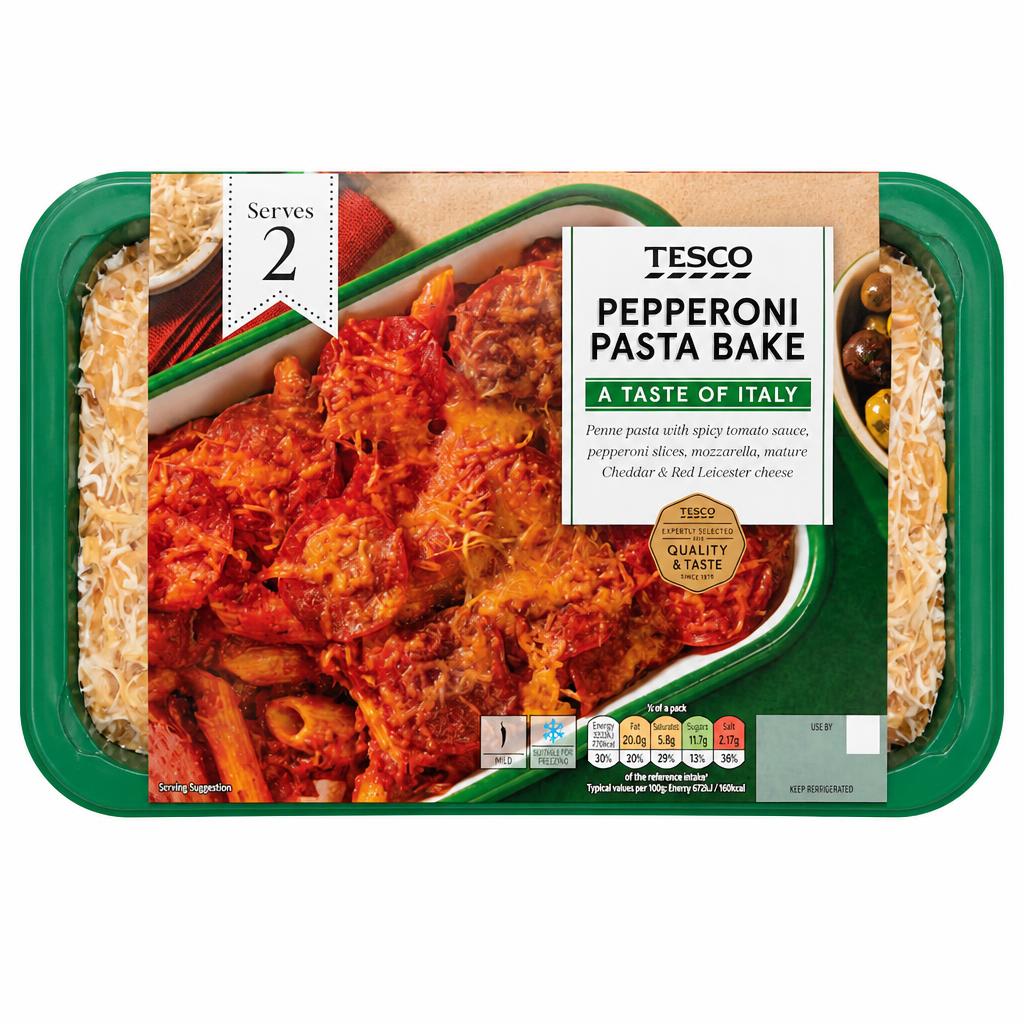 Tesco Pepperoni Pasta Bake 750G