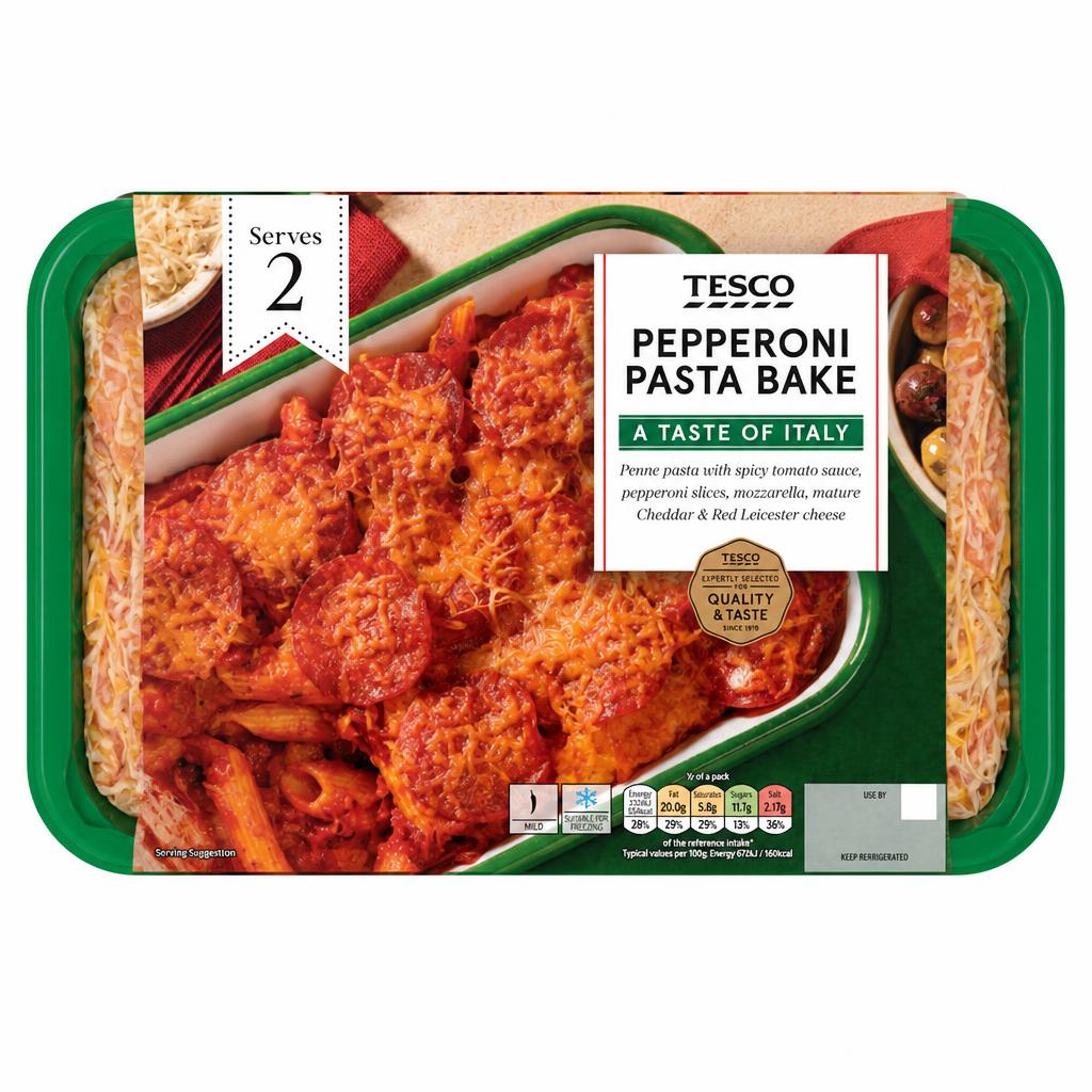 Tesco Pepperoni Pasta Bake 750G