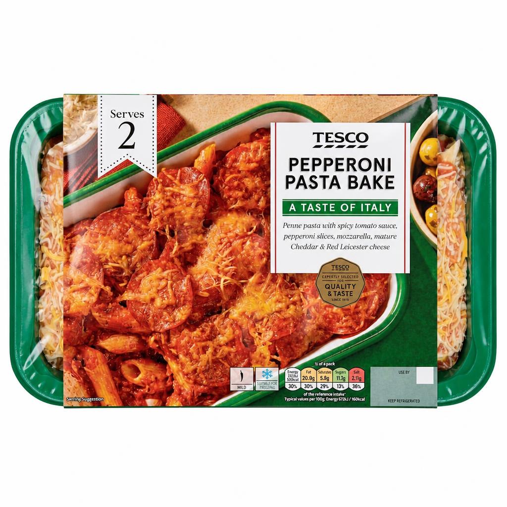 Tesco Pepperoni Pasta Bake 750G