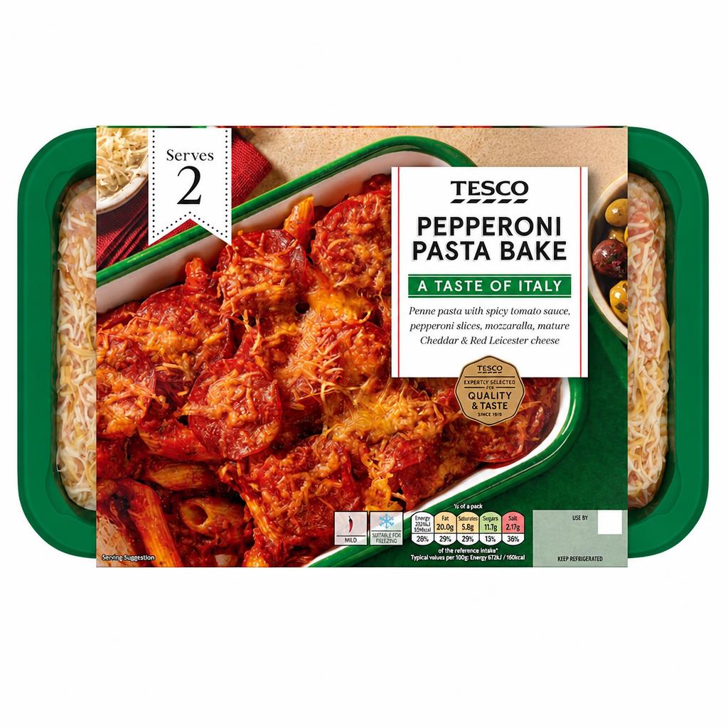 Tesco Pepperoni Pasta Bake 750G