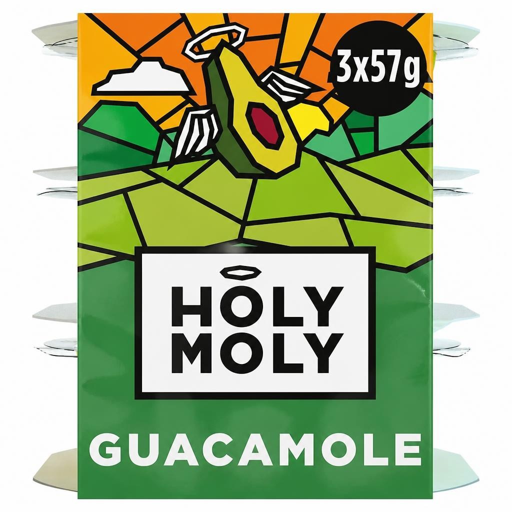 Holy Moly Guacamole Original 3 x 57g