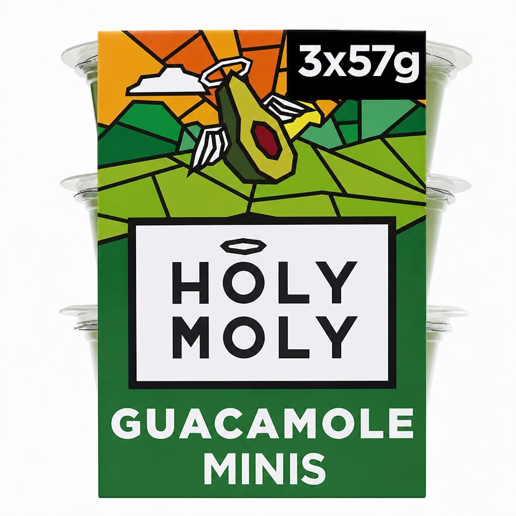 Holy Moly Guacamole Original 3 x 57g