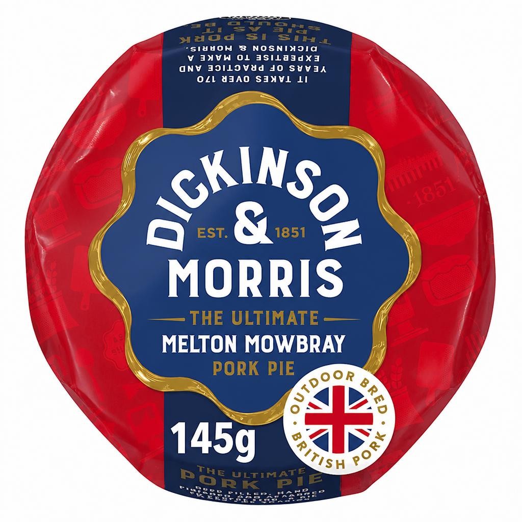 Dickinson & Morris Melton Mowbray Pork Pie 145G