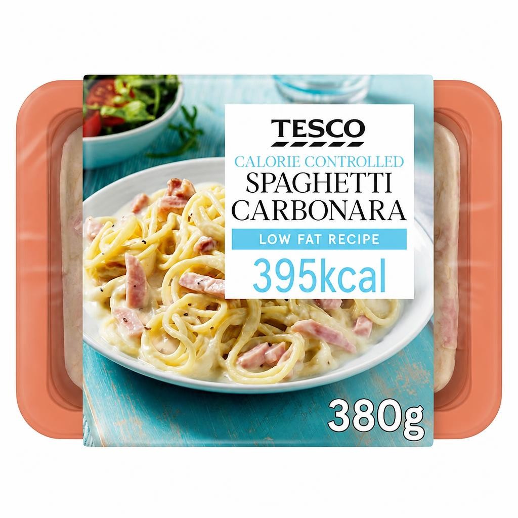 Tesco Calorie Controlled Spaghetti Carbonara 380G
