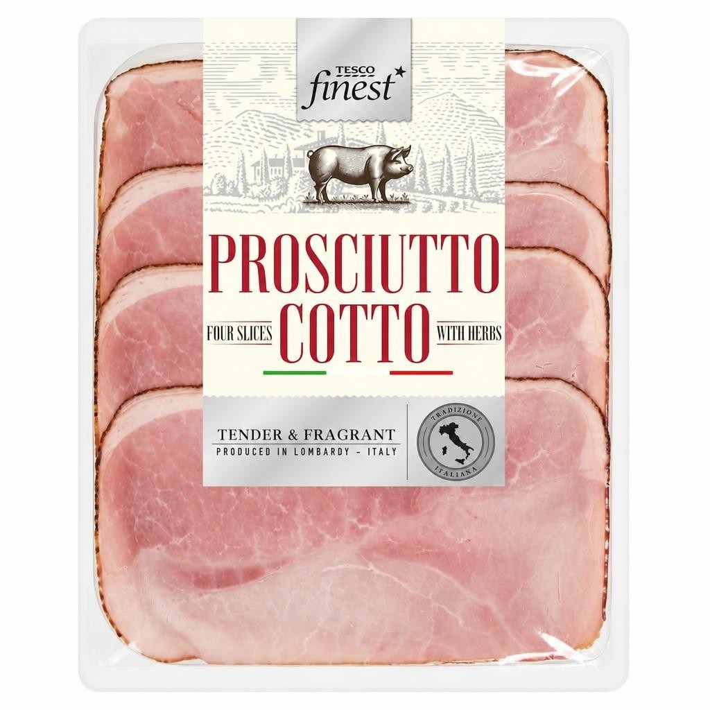 Tesco Finest Prosciutto Cotto With Herbs 100G