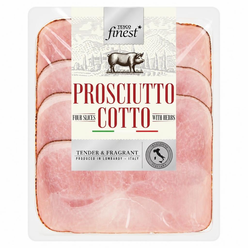 Tesco Finest Prosciutto Cotto With Herbs 100G