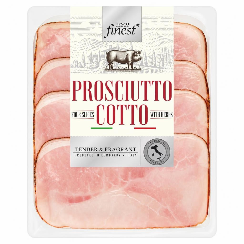 Tesco Finest Prosciutto Cotto With Herbs 100G