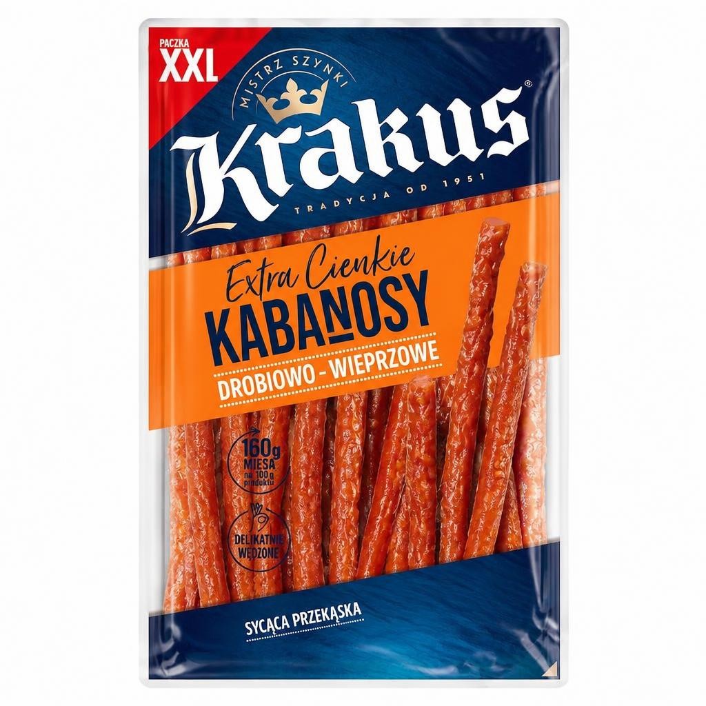 Krakus Chicken & Pork Kabanosy 250G