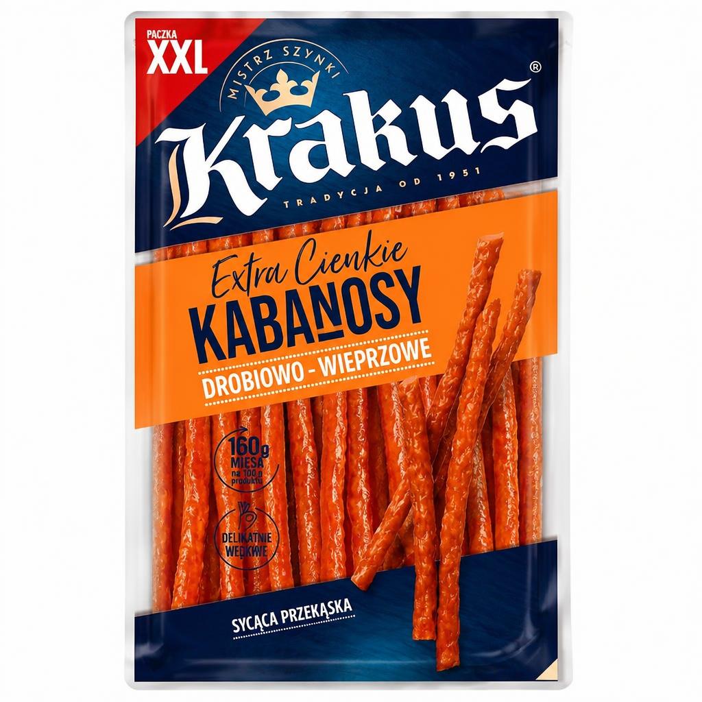 Krakus Chicken & Pork Kabanosy 250G