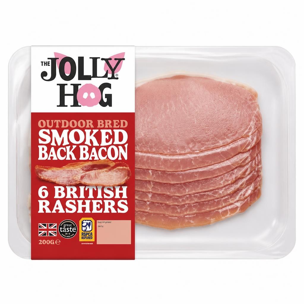 Jolly Hog Smoked Bacon 200G