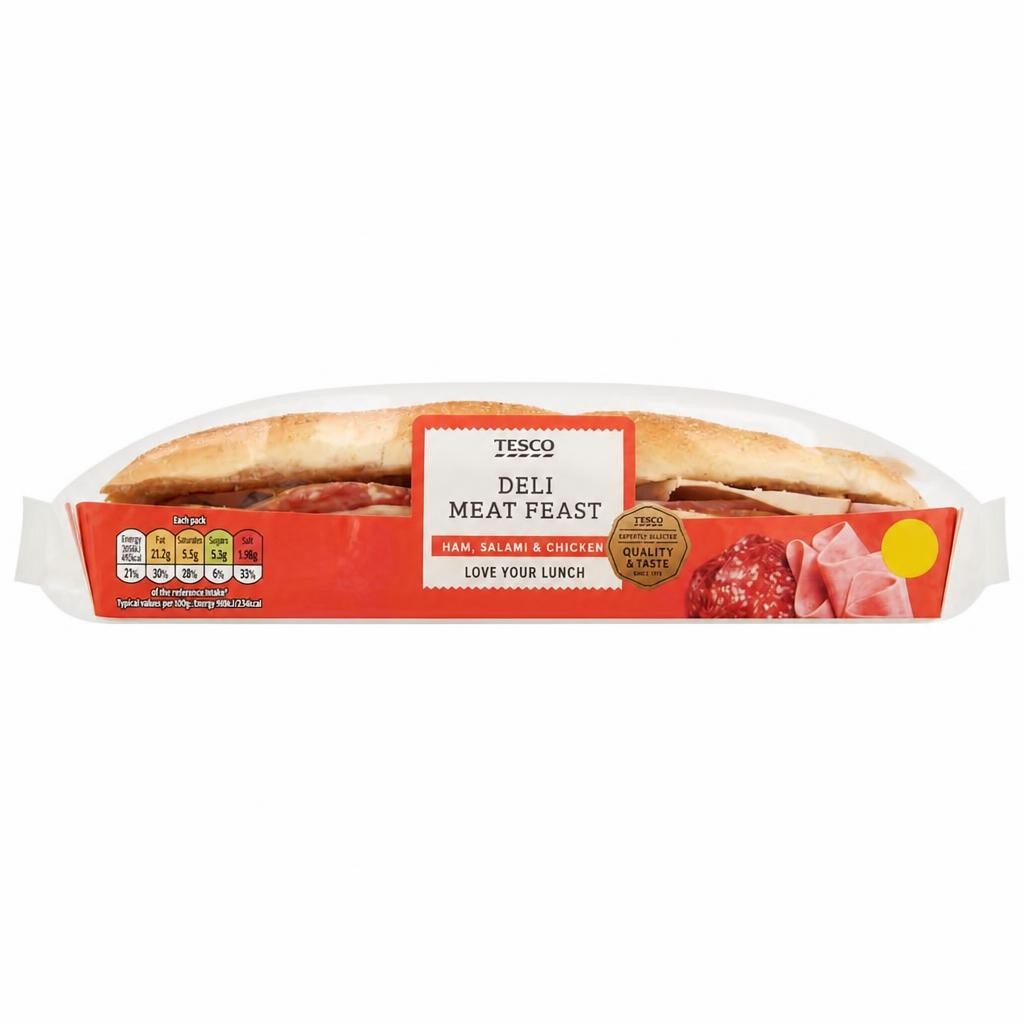 Tesco Deli Meat Feast Sub