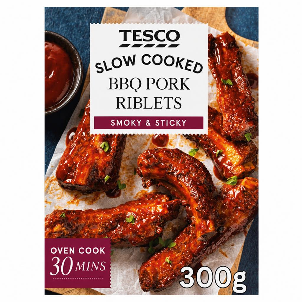 Tesco Bbq Pork Riblets 300G