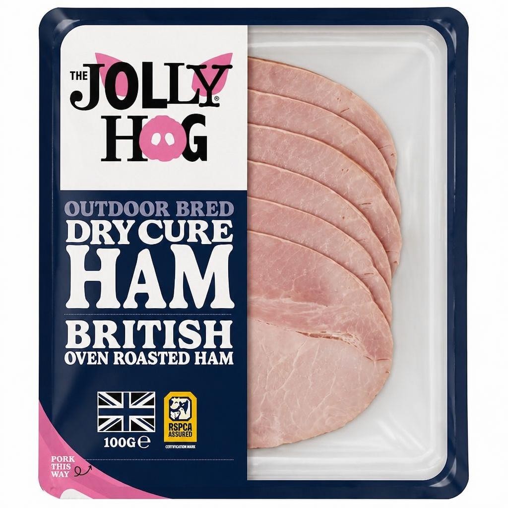 The Jolly Hog Outdoor Bred Roasted Ham 100G