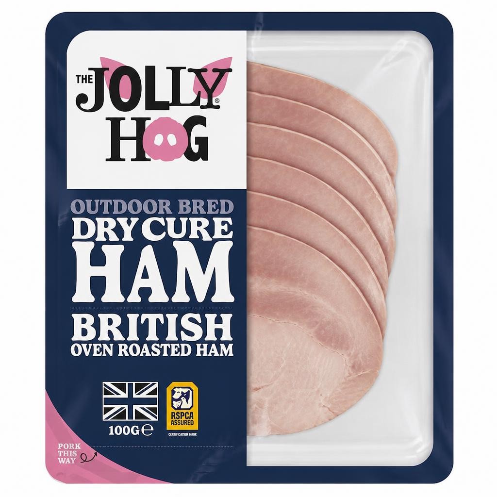 The Jolly Hog Outdoor Bred Roasted Ham 100G