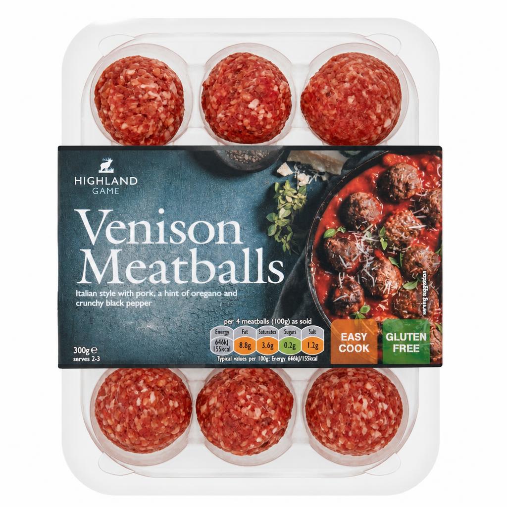 Highland Game Venison Meatballs300g(L)