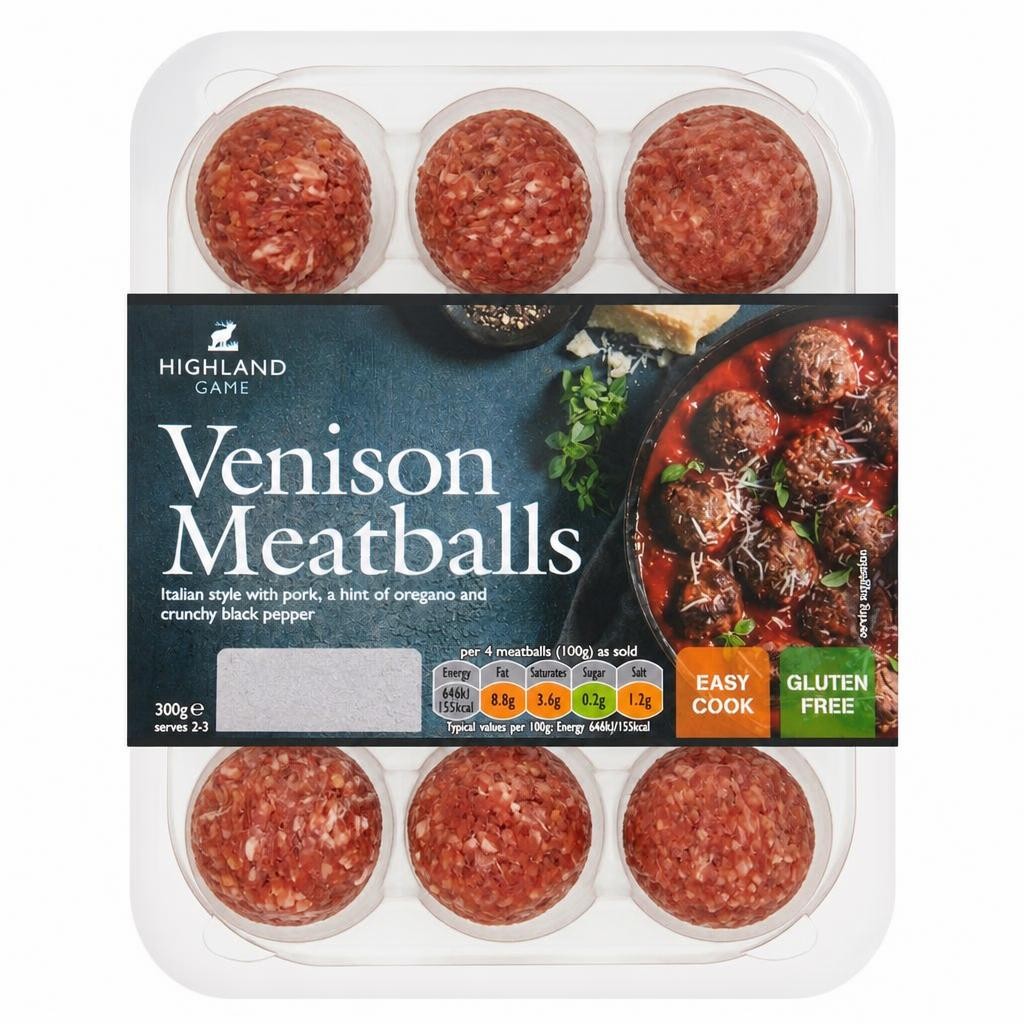 Highland Game Venison Meatballs300g(L)