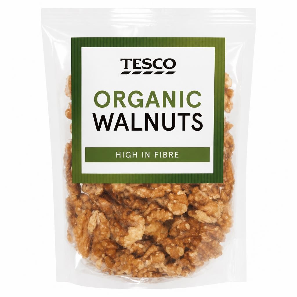Tesco Organic Walnuts 100G