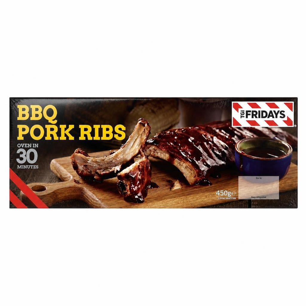 Tgi Smoked Pork Ribs With Bourbon Bbq Sauce 450G